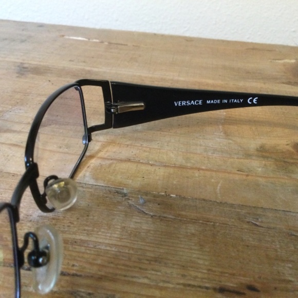 VERSAGE Rectangular Eyeglass Frames Made In Italy - Picture 3 of 6